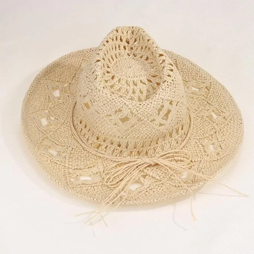 Cowgirl hat beach sun hat